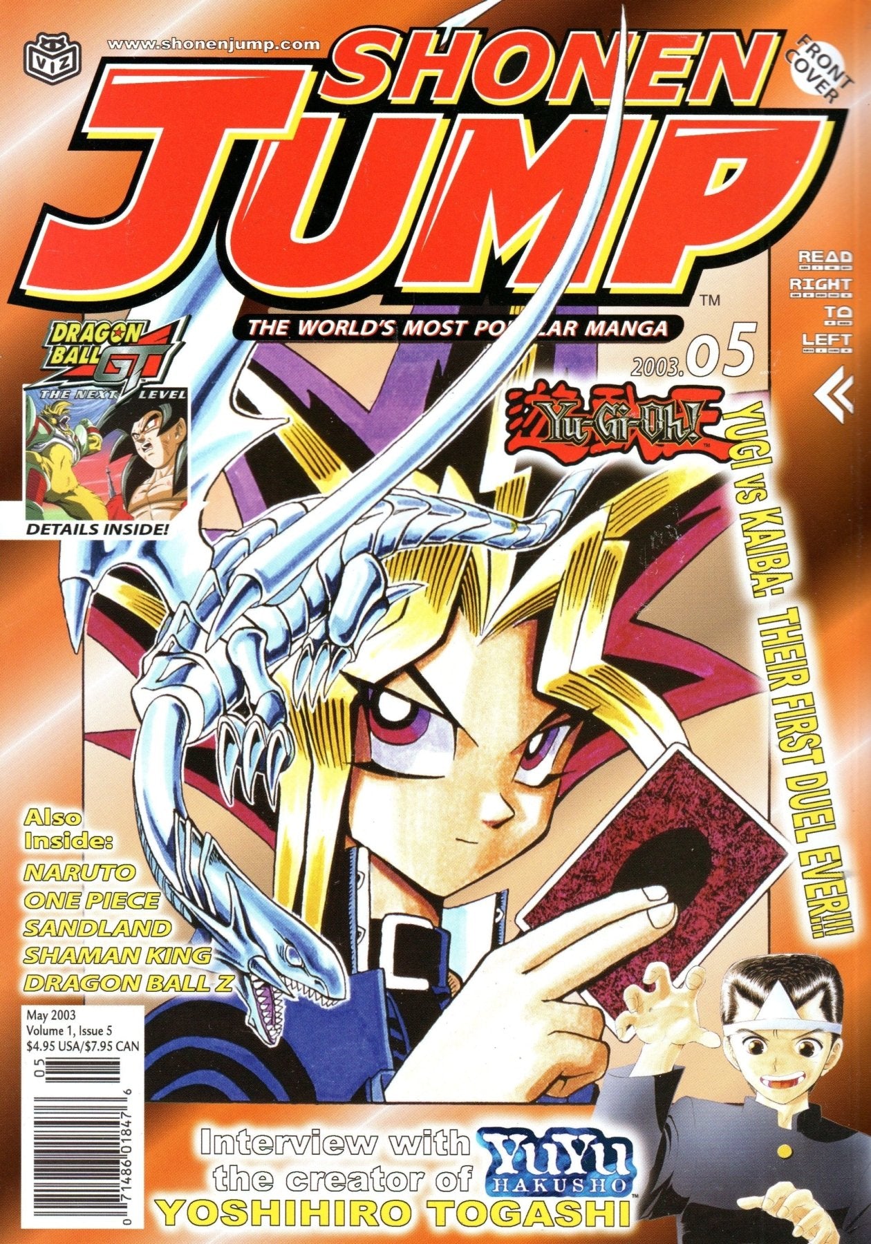 Shonen Jump: May 2003 Volume 1, Issue 5 - Magazine - Retro Island Gaming