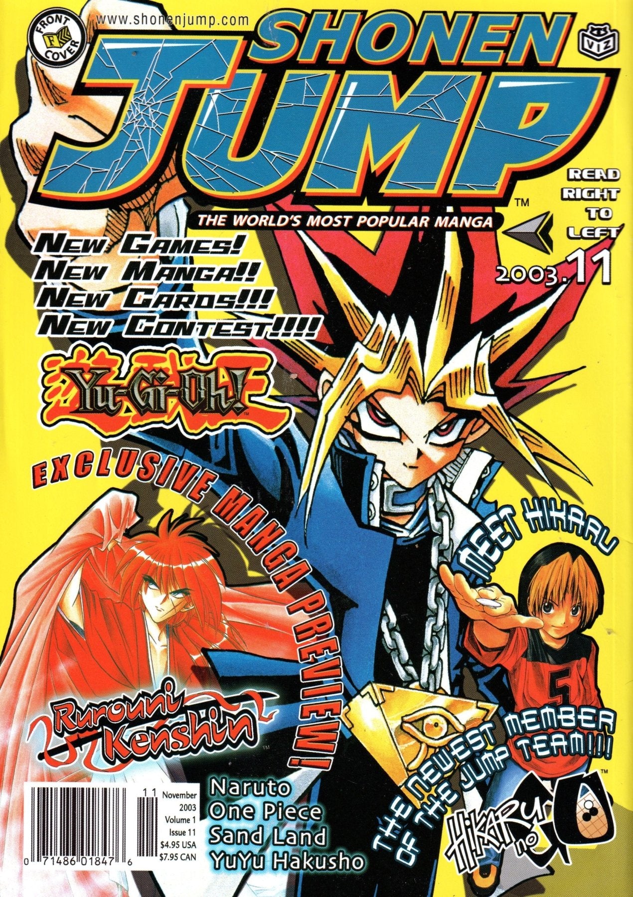 Shonen Jump: November 2003 Volume 1, Issue 11 - Magazine - Retro Island Gaming