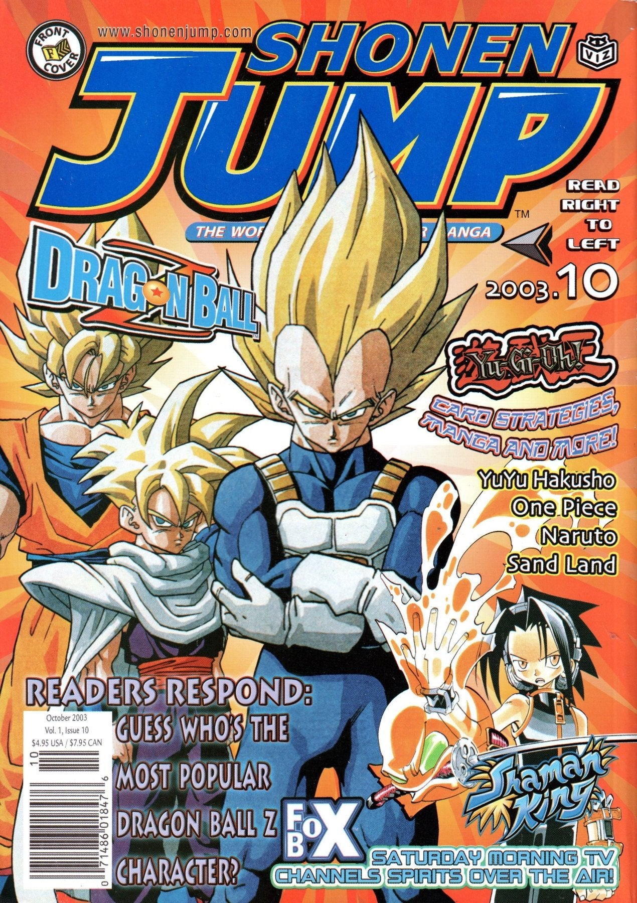 Shonen Jump: October 2003 Volume 1, Issue 10 - Magazine - Retro Island Gaming