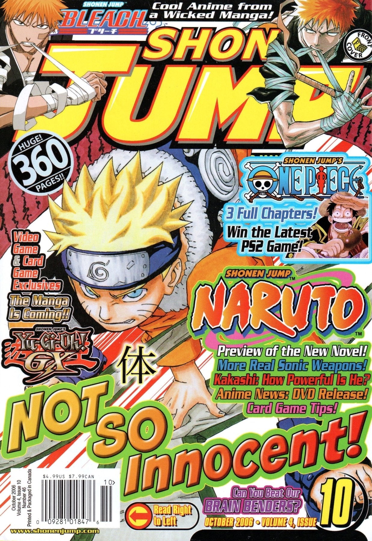 Shonen Jump: October 2006 Volume 4, Issue 10 - Magazine - Retro Island Gaming