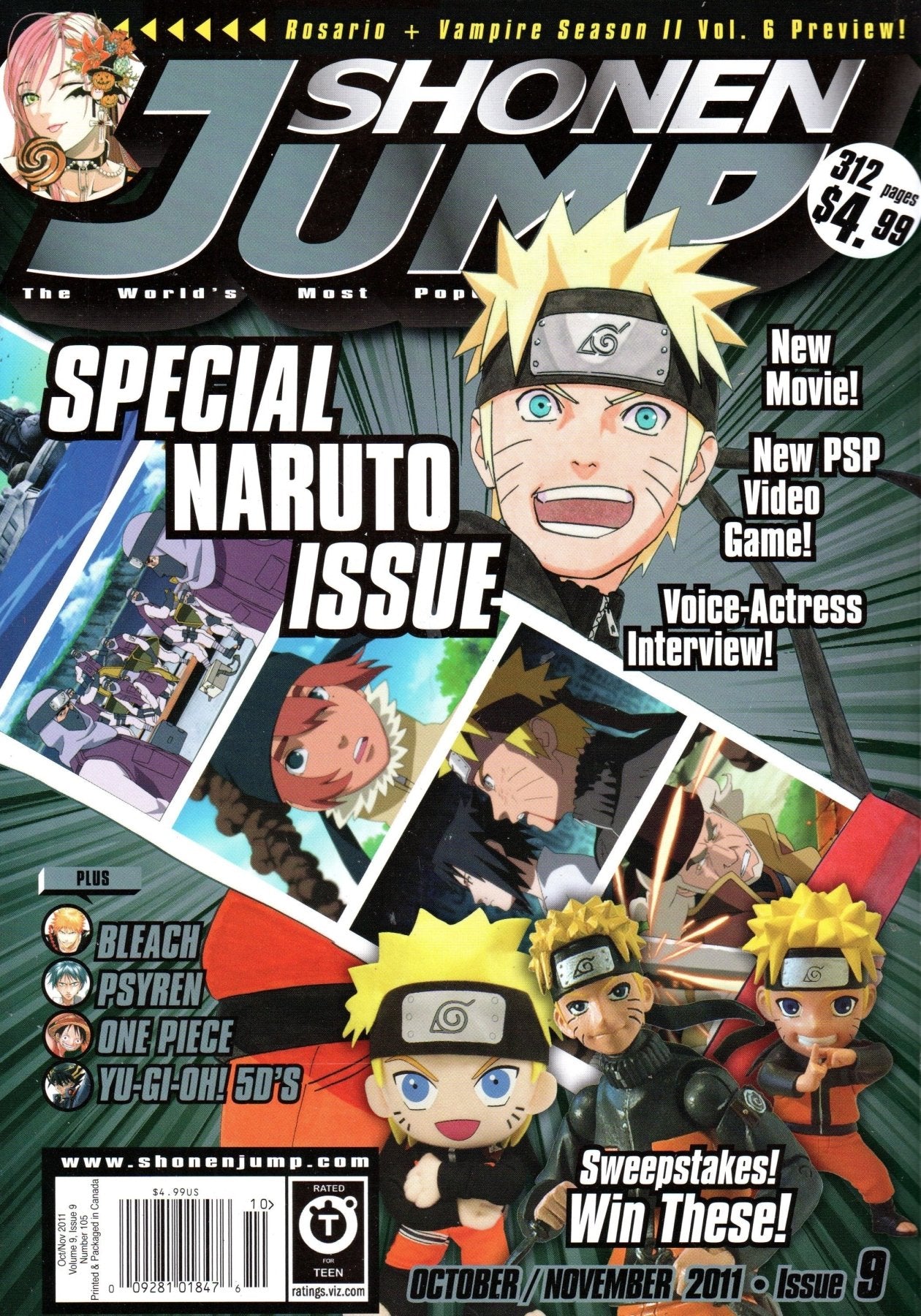 Shonen Jump: October/November 2011 Volume 9, Issue 9 - Magazine - Retro Island Gaming