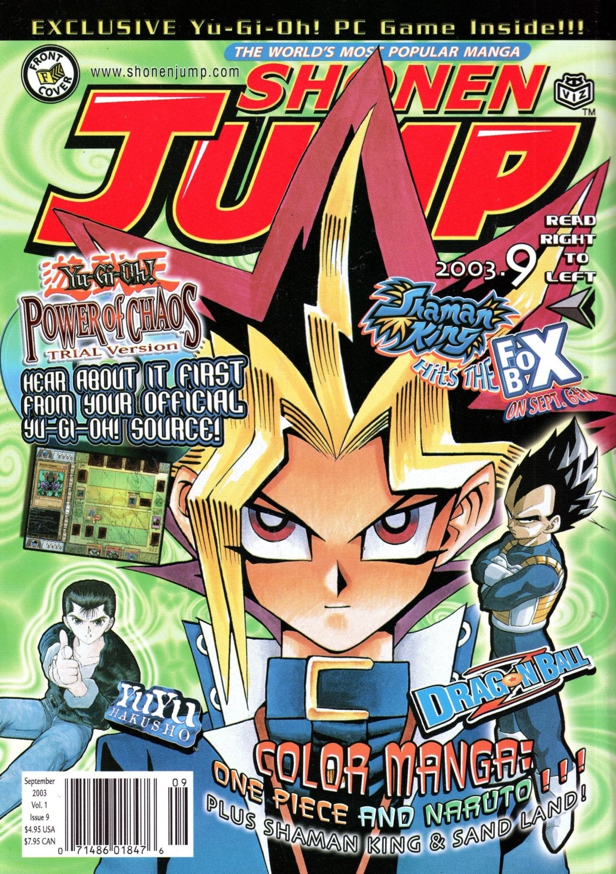 Shonen Jump: September 2003 Volume 1, Issue 9 - Magazine - Retro Island Gaming