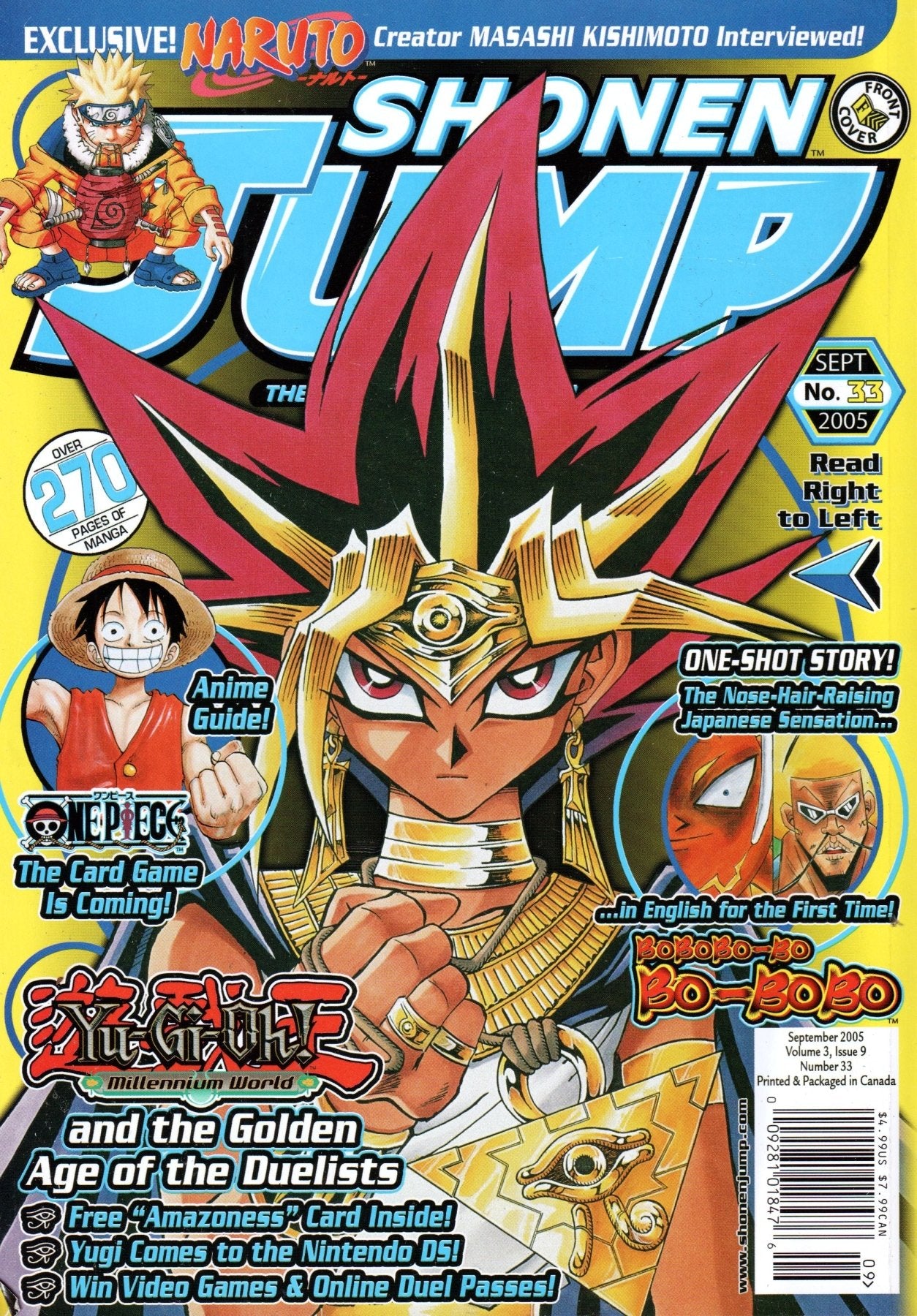 Shonen Jump: September 2005 Volume 3, Issue 9 - Magazine - Retro Island Gaming