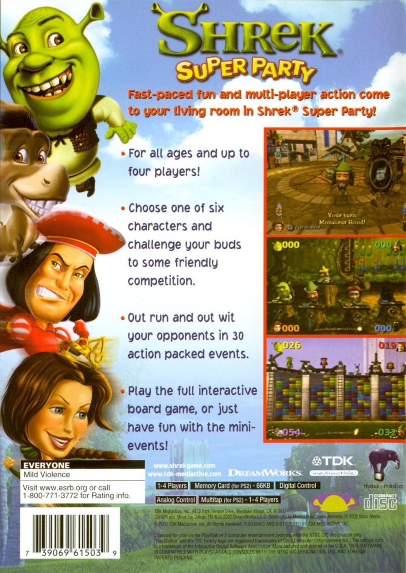 Shrek Super Party - Playstation 2 - Retro Island Gaming
