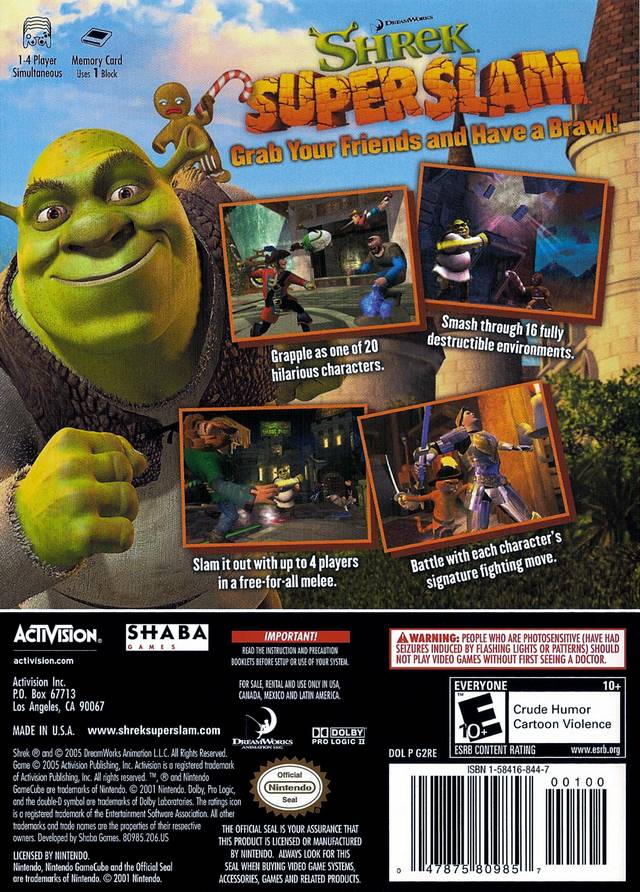 Shrek Superslam - Gamecube - Retro Island Gaming
