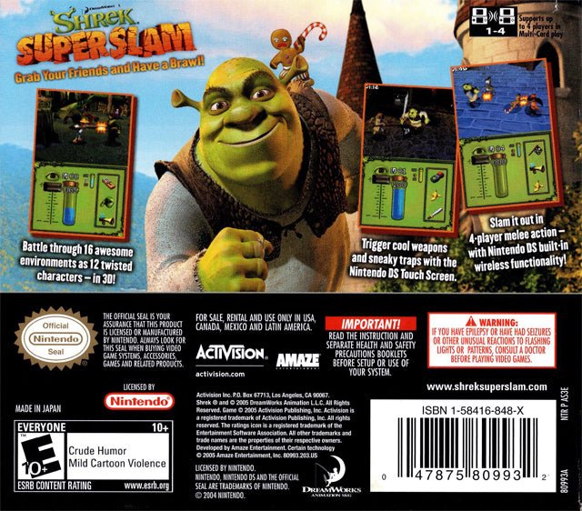 Shrek Superslam - Nintendo DS - Retro Island Gaming