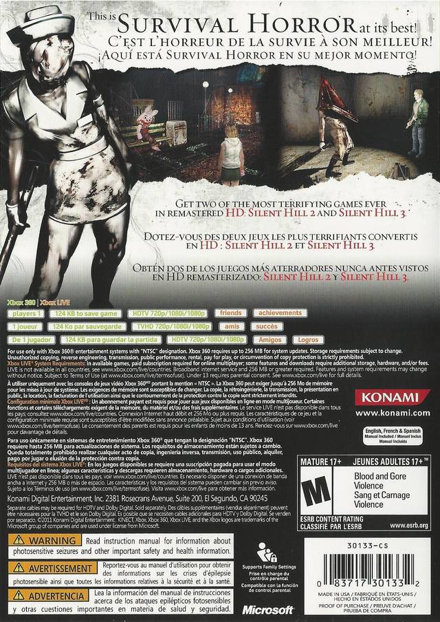 Silent Hill HD Collection - Xbox 360 - Retro Island Gaming