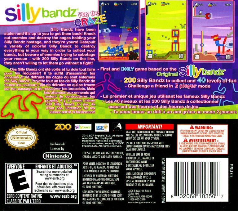 Silly Bandz - Nintendo DS - Retro Island Gaming