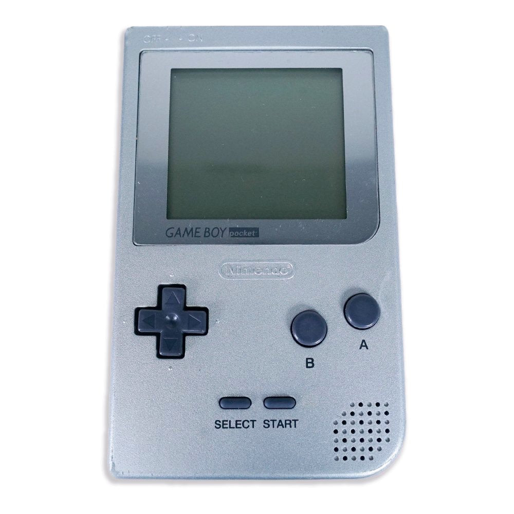 Silver GameBoy Pocket System (MGB - 001) - Certified Tested & Cleaned - Retro Island Gaming