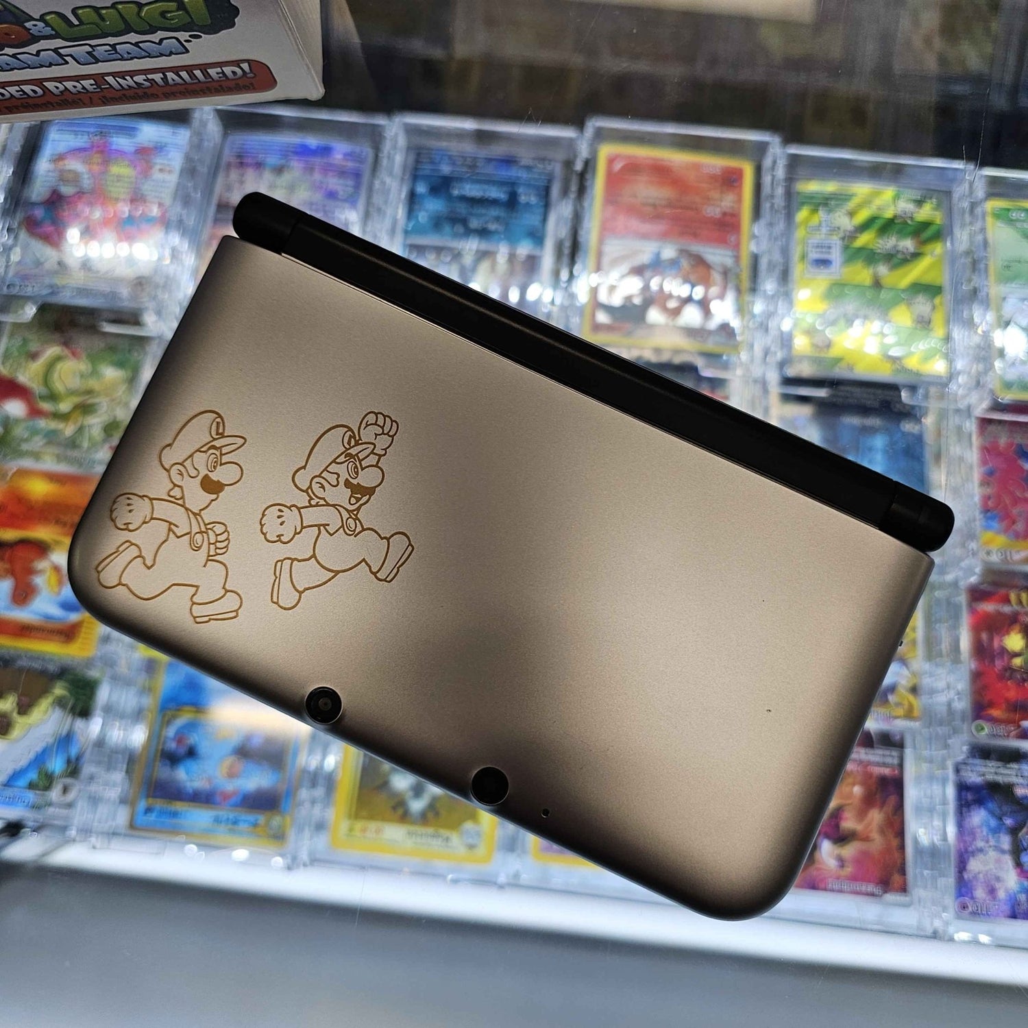 Silver Mario & Luigi Nintendo 3DS XL System [Excellent Condition with Original Packaging] - Retro Island Gaming