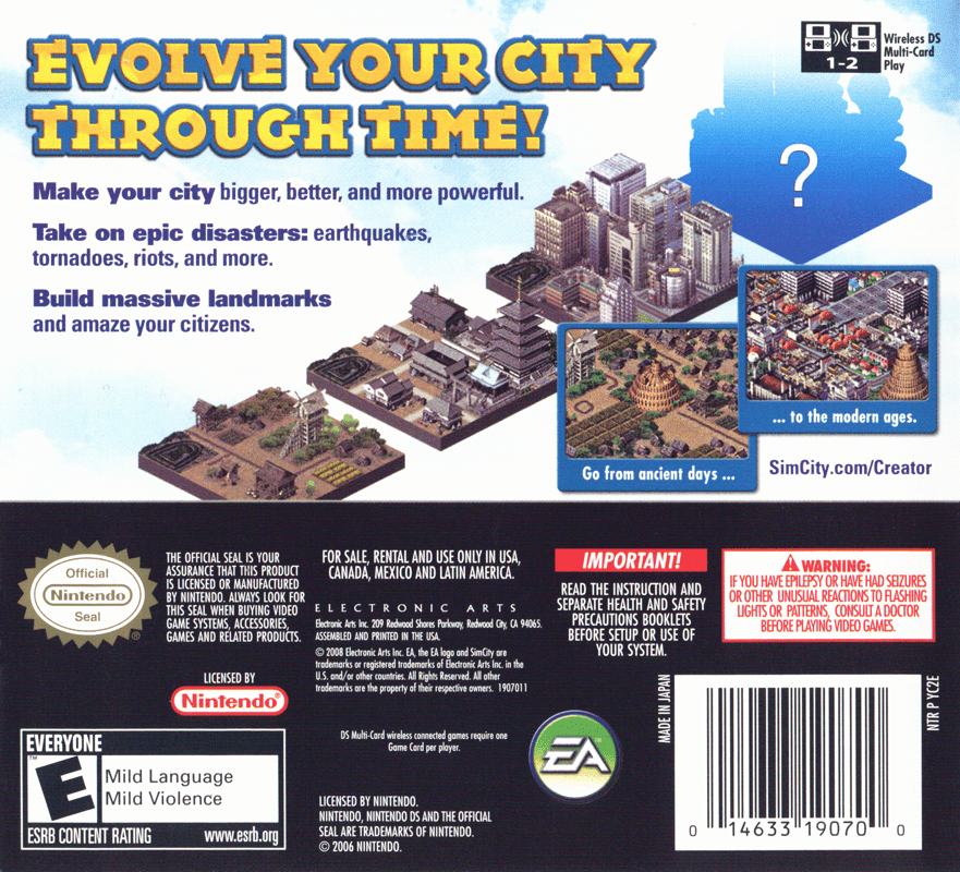 SimCity Creator - Nintendo DS - Retro Island Gaming