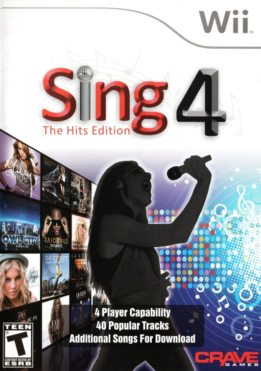 Sing4: The Hits Edition with Mic - Wii - Retro Island Gaming