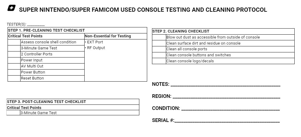 Super Nintendo Entertainment System - Certified Tested & Cleaned