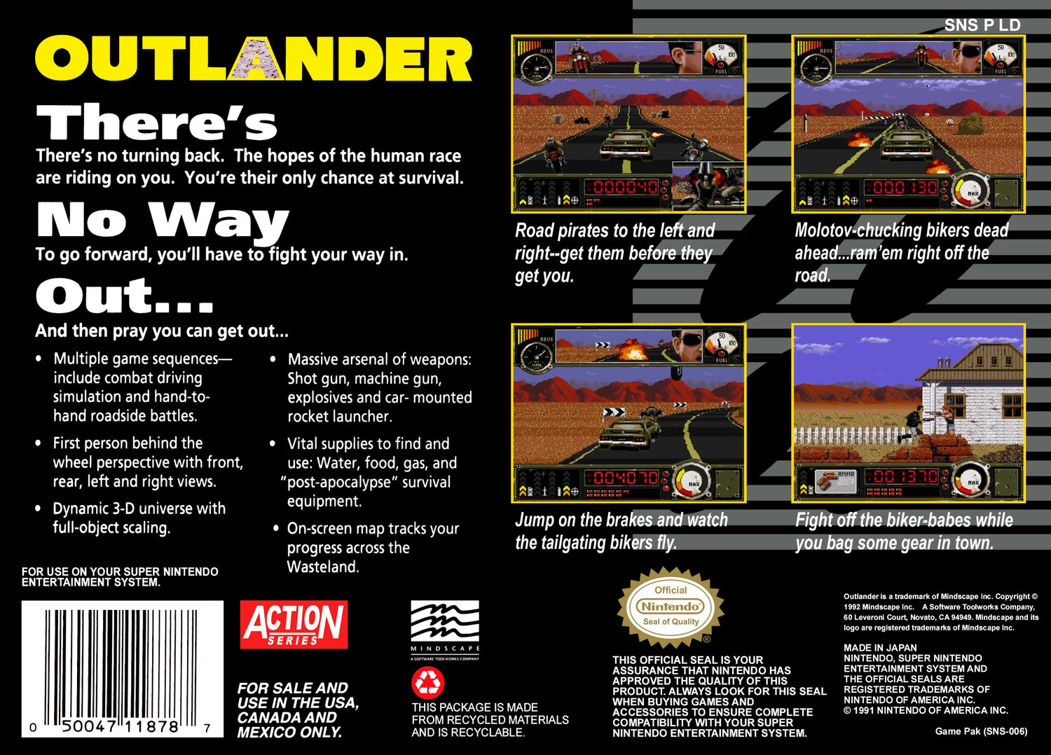 Outlander - Super Nintendo
