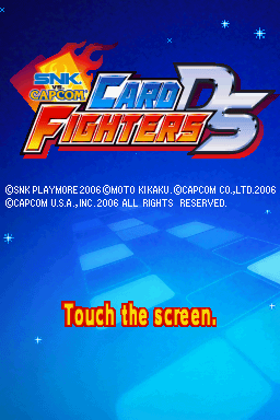 SNK vs. Capcom Card Fighters - Nintendo DS - Retro Island Gaming