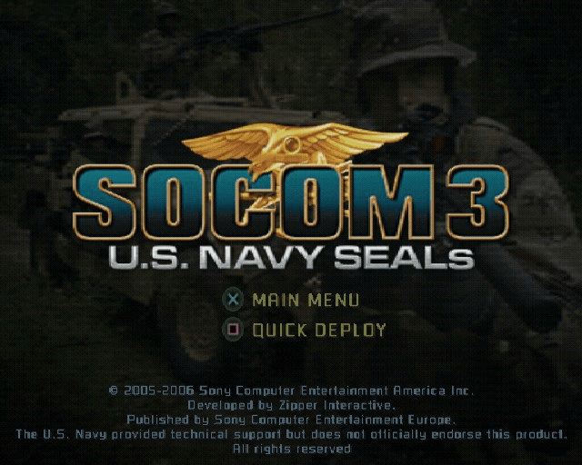 PS2 - SOCOM 3 : U.S. NAVY SEALS - COMPLET PS2 - SOCOM 3 : U.S. NAVY SEALS - COMPLET