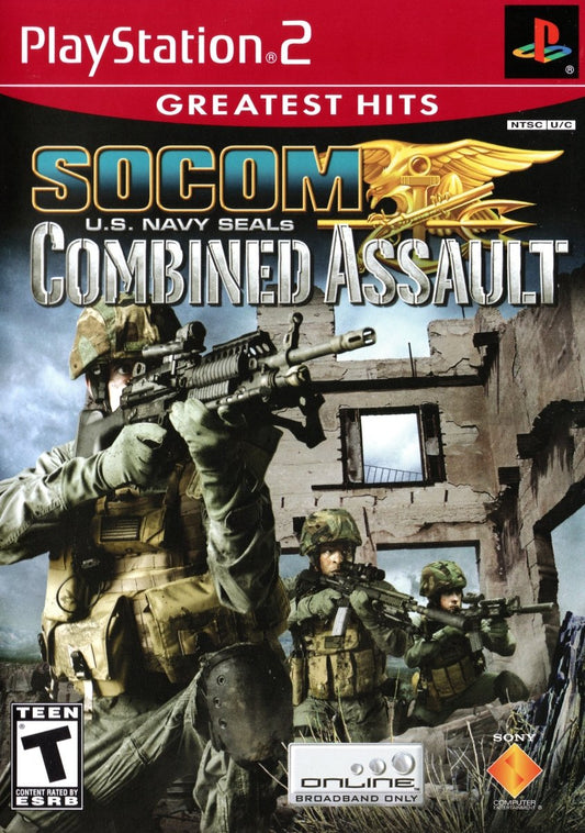 SOCOM US Navy Seals Combined Assault [Greatest Hits] - Playstation 2 - Retro Island Gaming