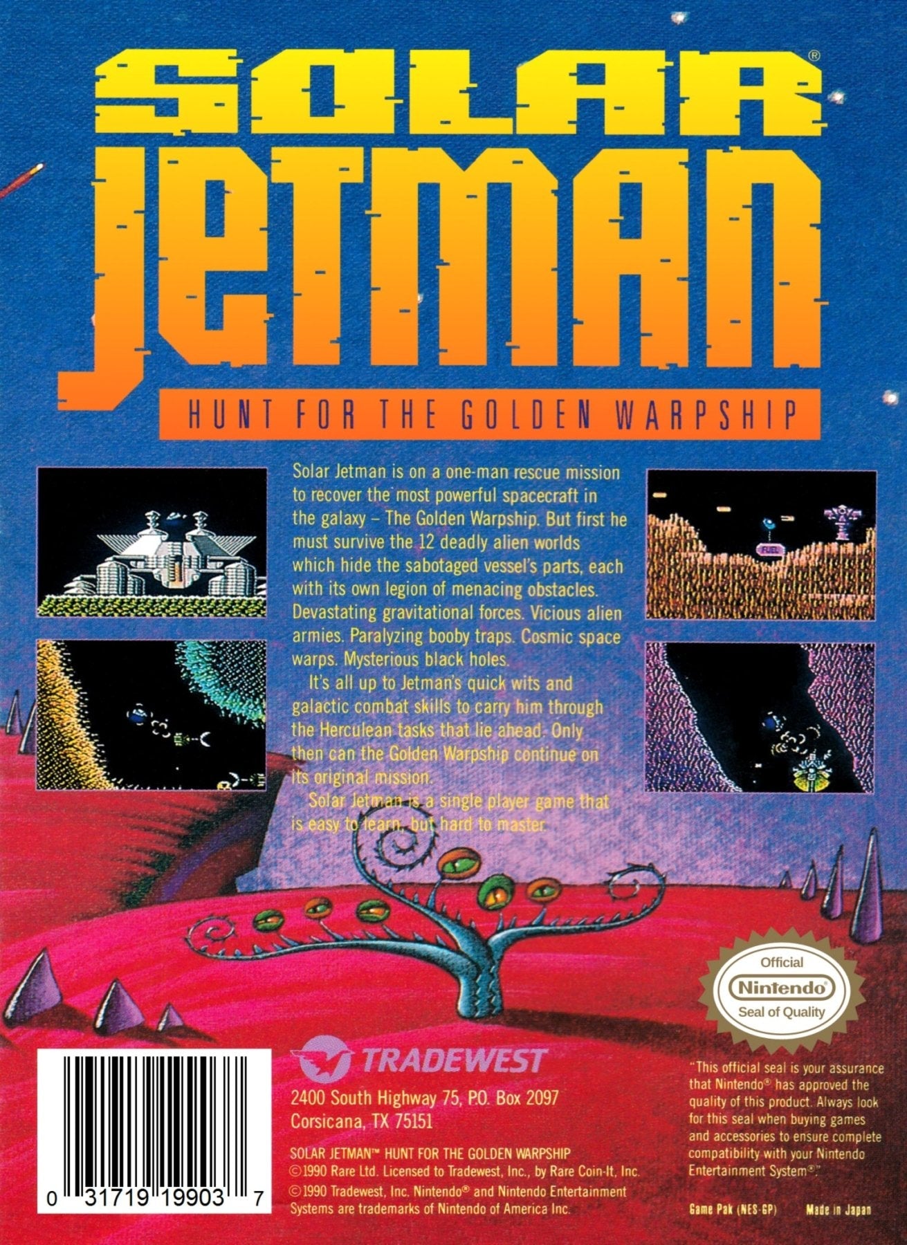 Solar Jetman - NES - Retro Island Gaming