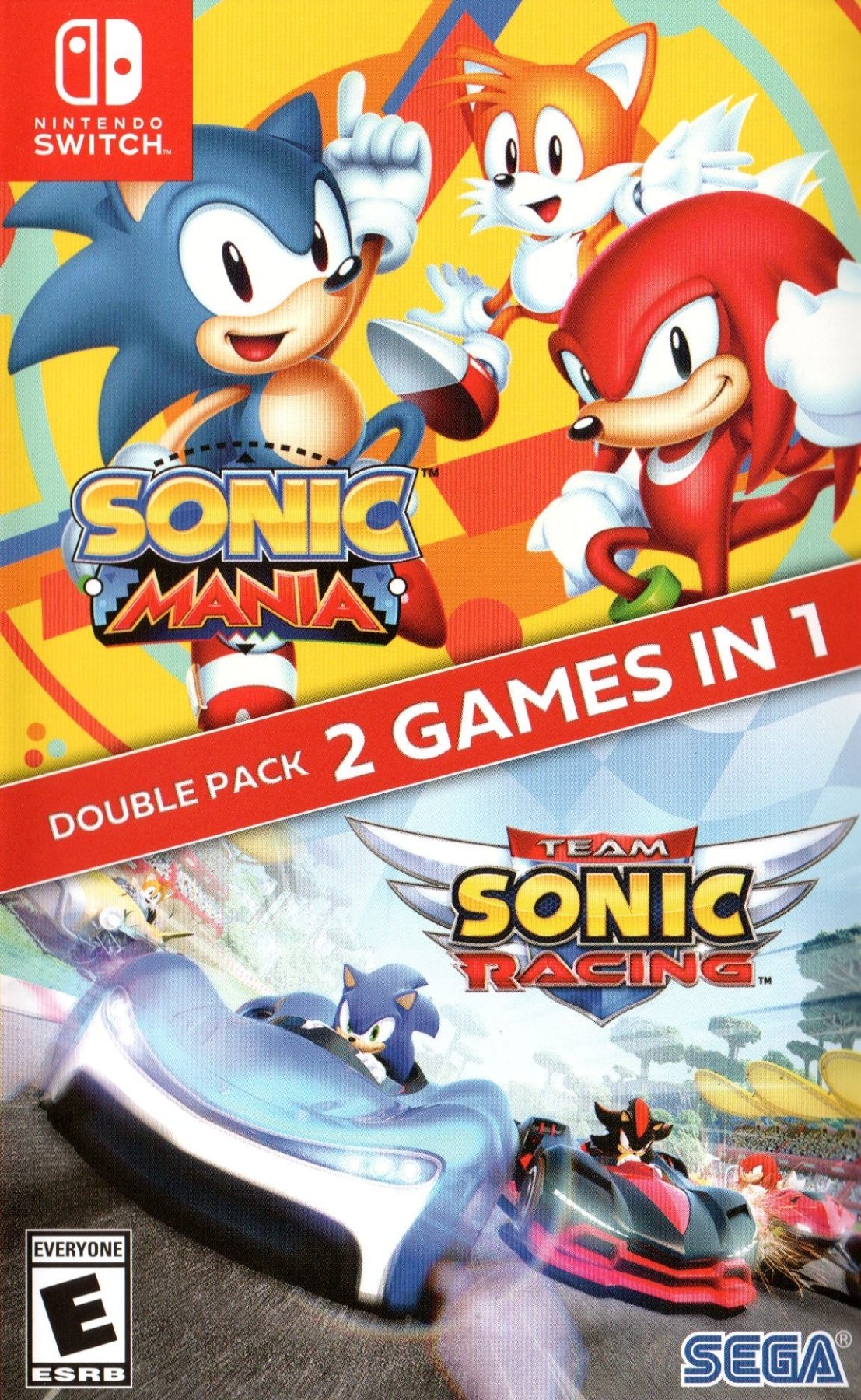 Sonic Racing Collection Switch Sonic Mania + Team Sonic Racing Double Pack - Nintendo Switch – Retro ...