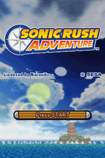 Sonic Rush Adventure - Nintendo DS - Retro Island Gaming
