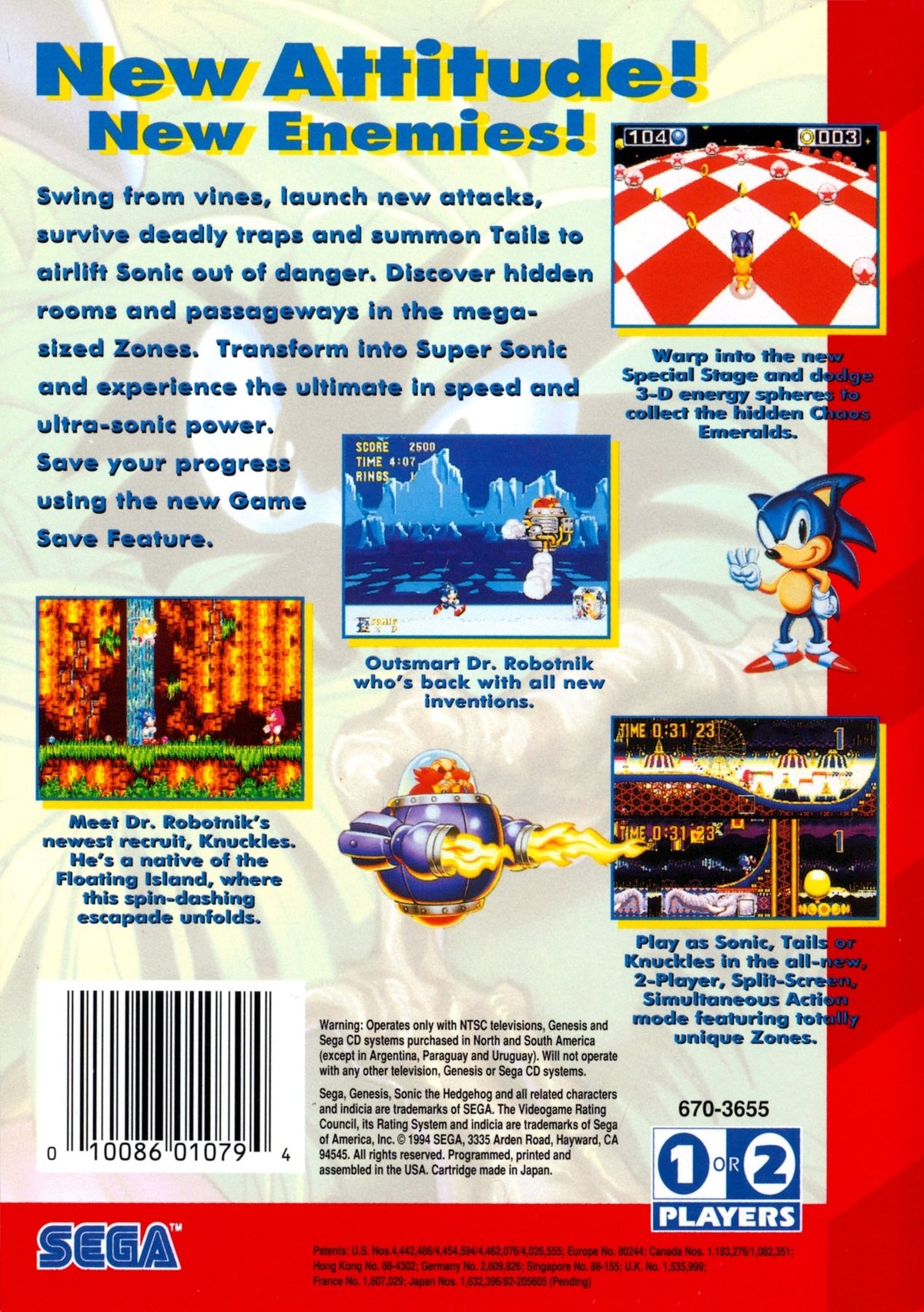Sonic the Hedgehog 3 - Sega Genesis - Retro Island Gaming