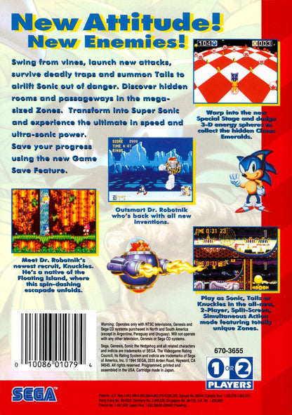 Sonic the Hedgehog 3 - Sega Genesis - Retro Island Gaming