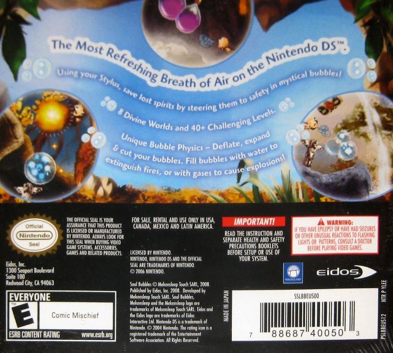 Soul Bubbles - Nintendo DS - Retro Island Gaming