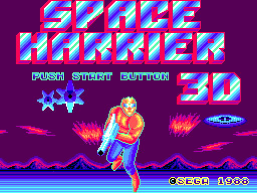 Space Harrier 3D - Sega Master System - Retro Island Gaming
