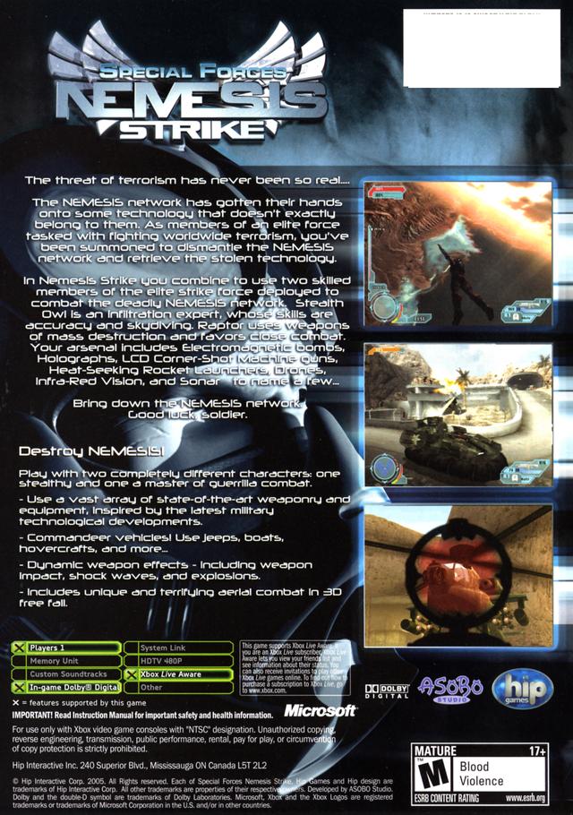 Special Forces Nemesis Strike - Xbox - Retro Island Gaming