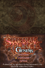 Spectral Force Genesis - Nintendo DS - Retro Island Gaming