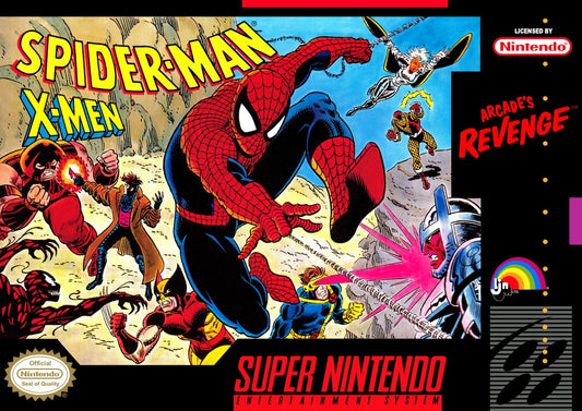 Spiderman X - Men Arcade's Revenge - Super Nintendo - Retro Island Gaming