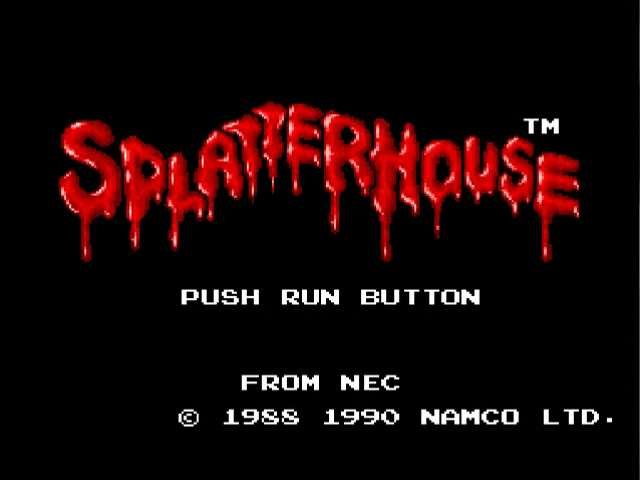 Splatterhouse - TurboGrafx - 16 - Retro Island Gaming