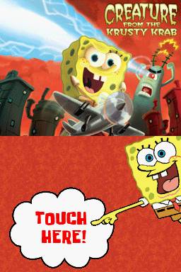 SpongeBob SquarePants Creature from Krusty Krab - Nintendo DS