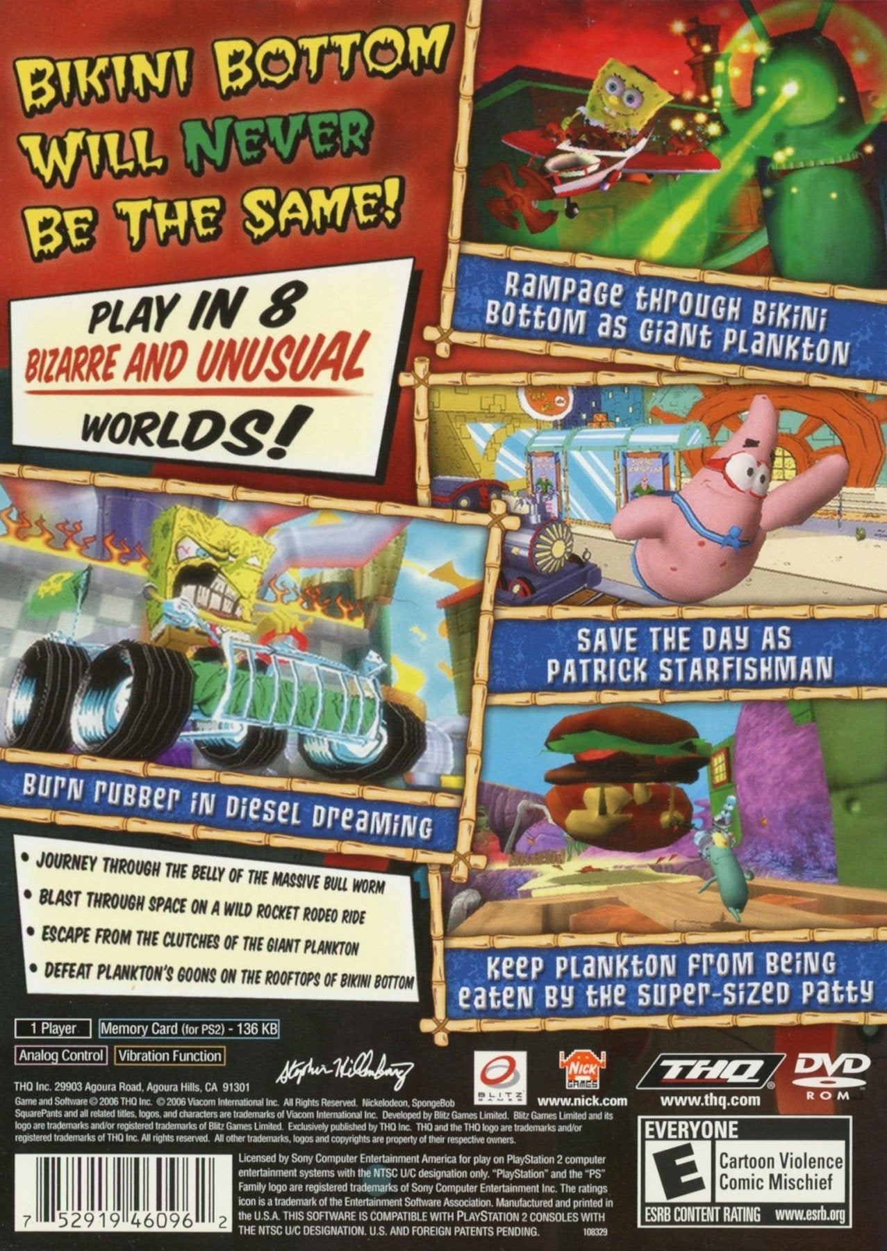 SpongeBob SquarePants Creature from Krusty Krab - Playstation 2 - Retro Island Gaming