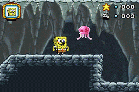 SpongeBob SquarePants Lights Camera Pants - GameBoy Advance - Retro Island Gaming