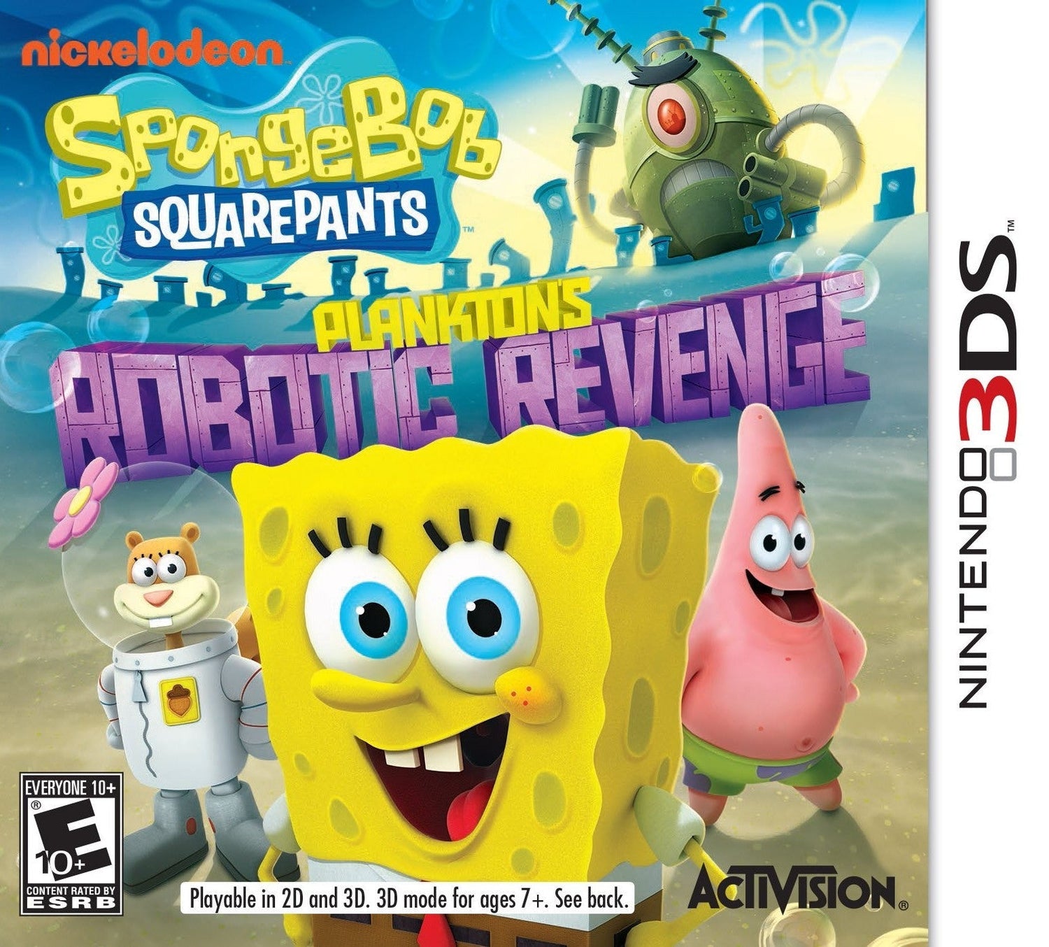 SpongeBob SquarePants: Plankton's Robotic Revenge - Nintendo 3DS - Retro Island Gaming