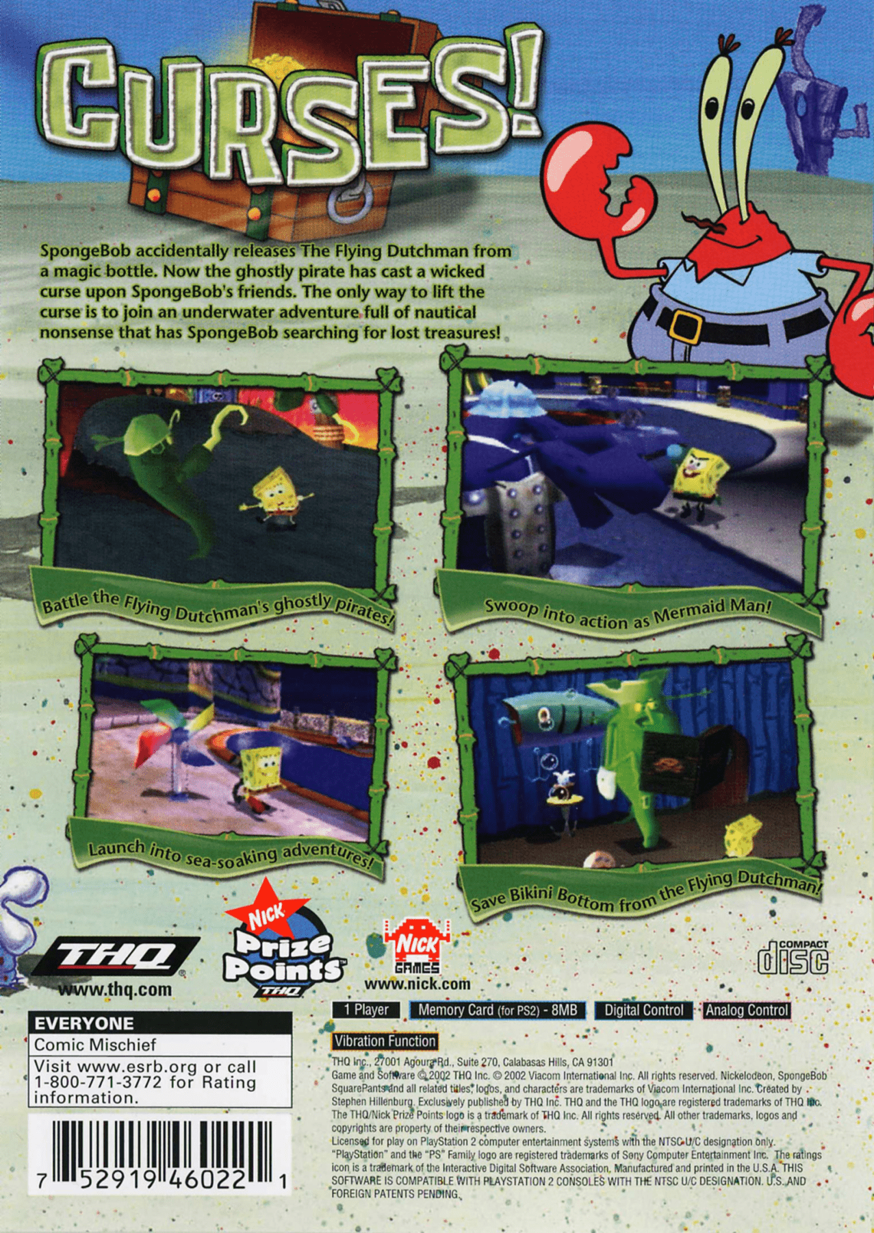 SpongeBob SquarePants Revenge of the Flying Dutchman - Playstation 2 - Retro Island Gaming