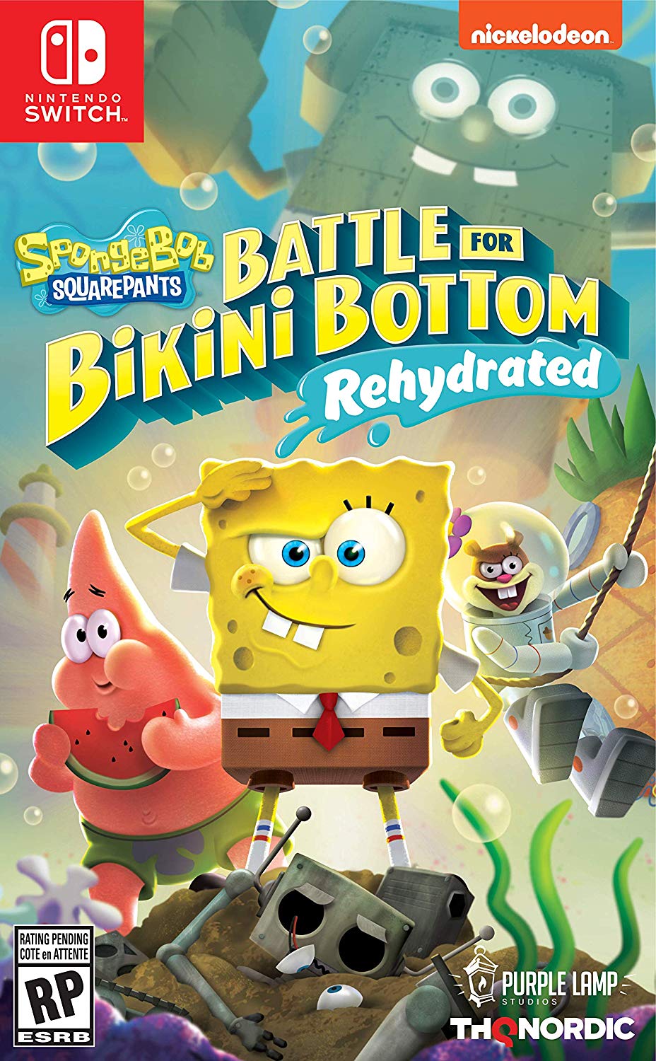 SpongeBob SquarePants Battle for Bikini Bottom Rehydrated - Nintendo Switch