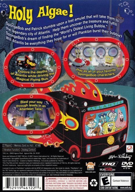 SpongeBob's Atlantis SquarePantis - Playstation 2 - Retro Island Gaming