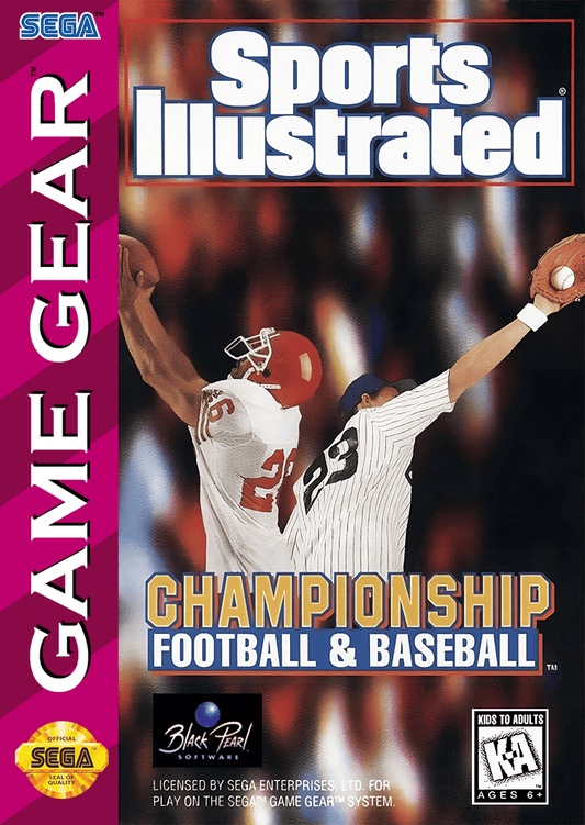 Sports Illustrated Championship Football & Baseball - Sega Game Gear - Retro Island Gaming