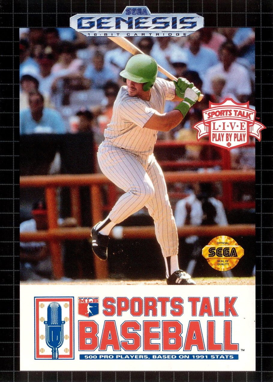 Sports Talk Baseball - Sega Genesis - Retro Island Gaming