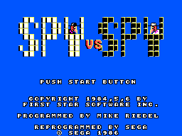 Spy vs. Spy - Sega Master System - Retro Island Gaming