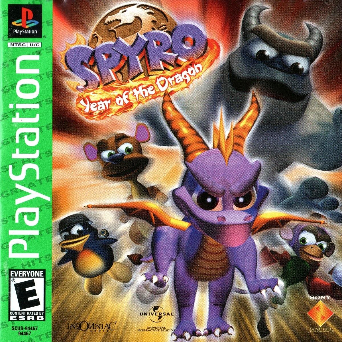 Spyro Year of the Dragon [Greatest Hits] - Playstation - Retro Island Gaming