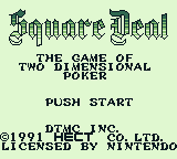 Square Deal - GameBoy - Retro Island Gaming