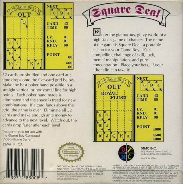 Square Deal - GameBoy - Retro Island Gaming