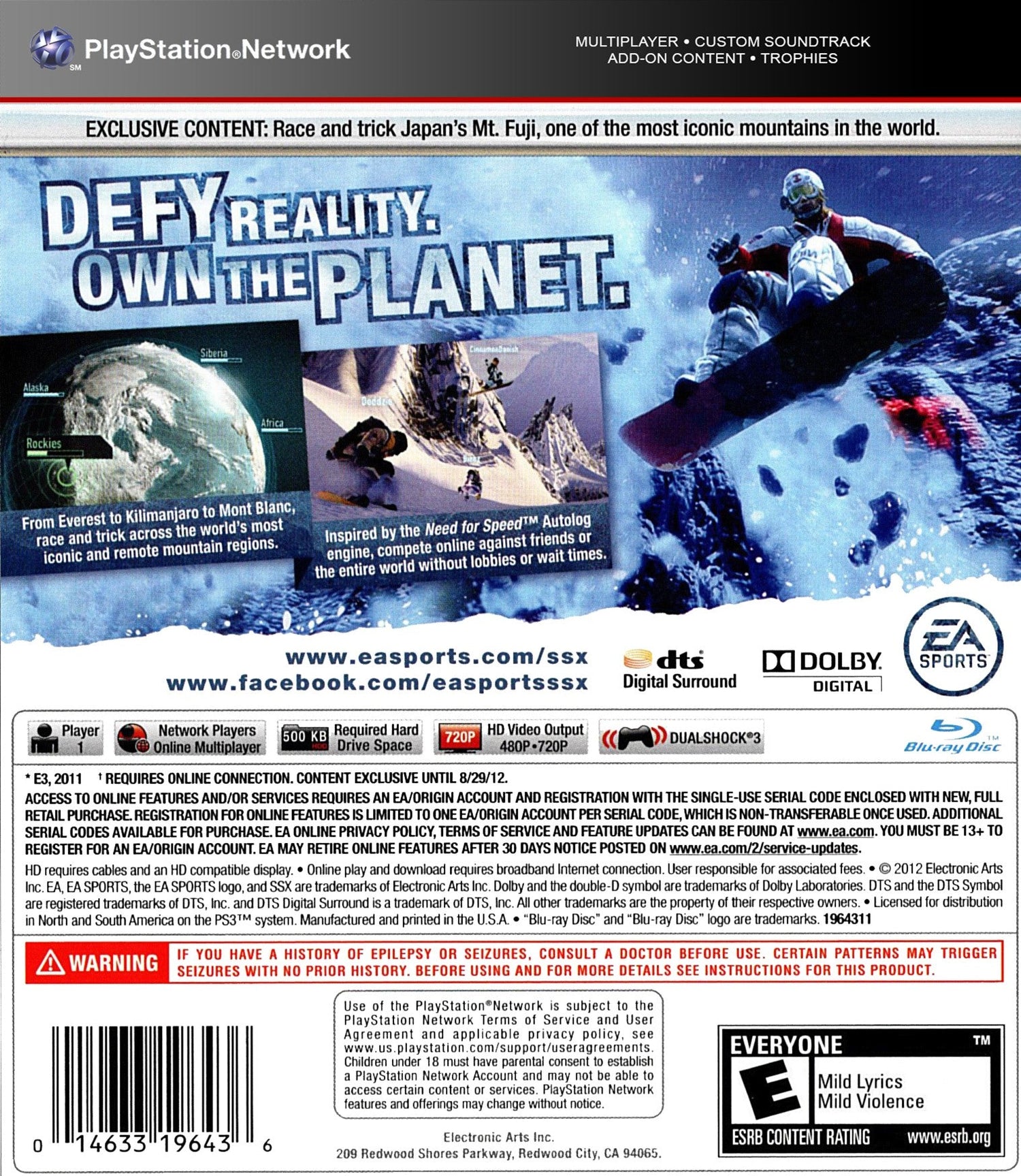 SSX - Playstation 3 - Retro Island Gaming