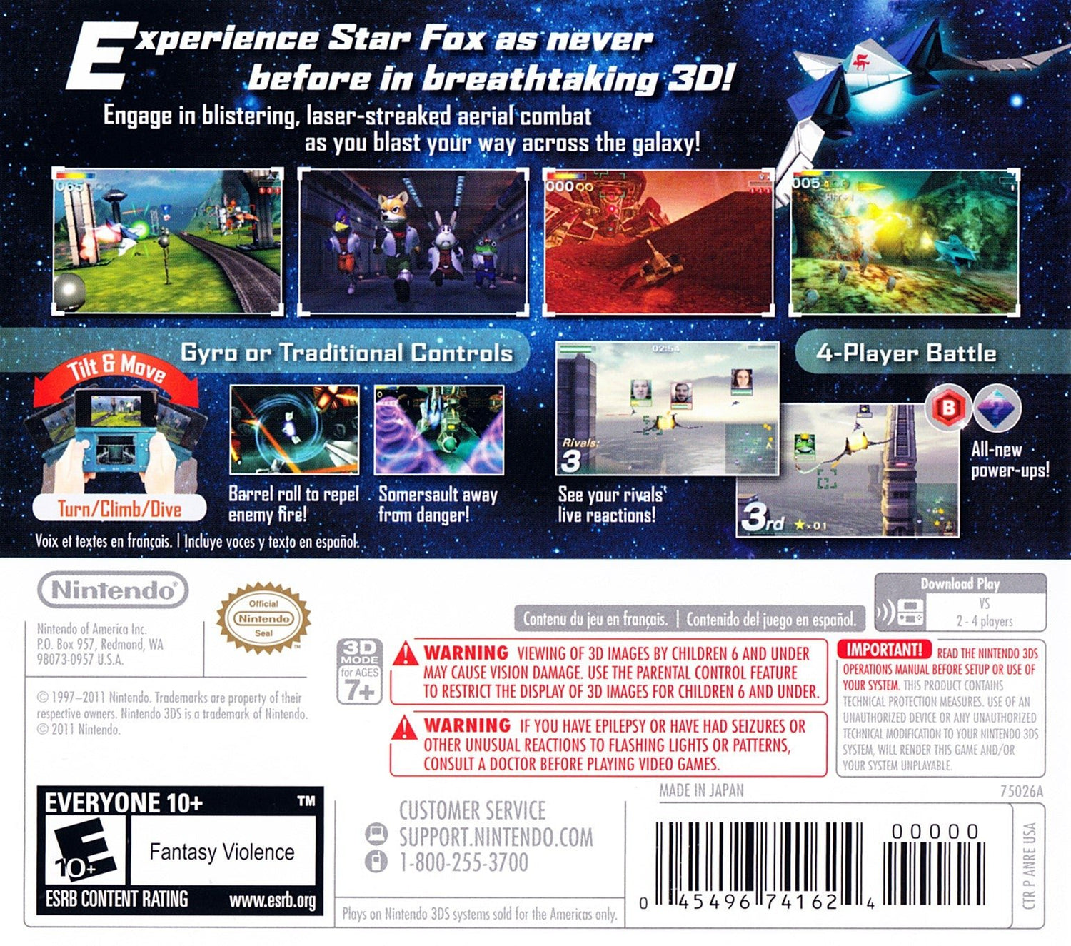Star Fox 64 3D - Nintendo 3DS - Retro Island Gaming