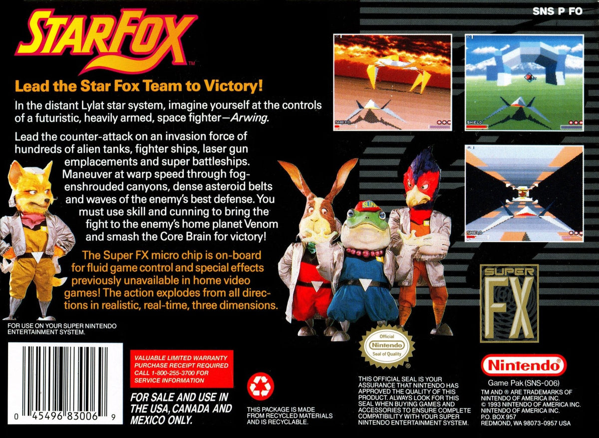 Star Fox - Super Nintendo - Retro Island Gaming