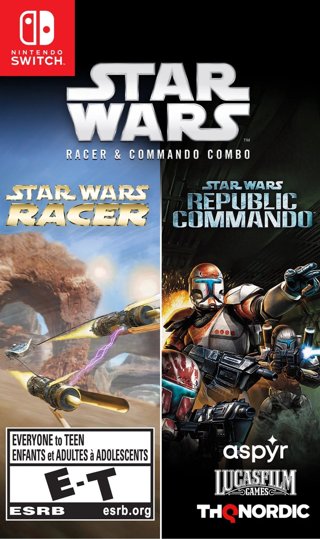 Star Wars Racer and Commando Combo - Nintendo Switch - Retro Island Gaming