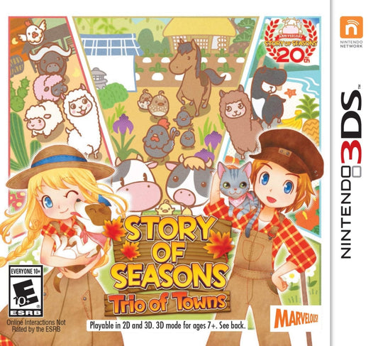 Story of Seasons: Trio of Towns - Nintendo 3DS - Retro Island Gaming